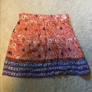 CAbi Elastic Waist Summer Skirt Sz M
